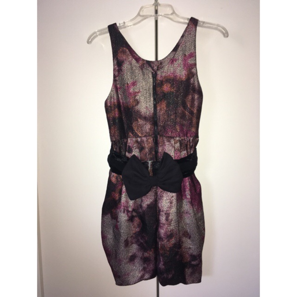 NWT Alice + Olivia Marie Tulip Dress with Bow Belt - Picture 5 of 8